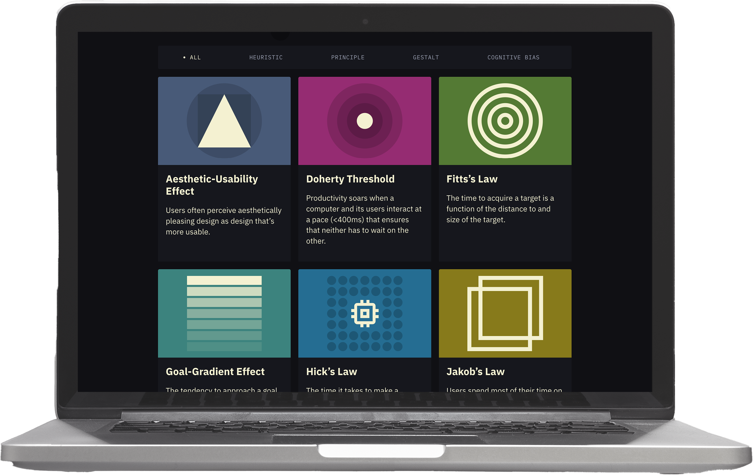 Site de Laws of UX